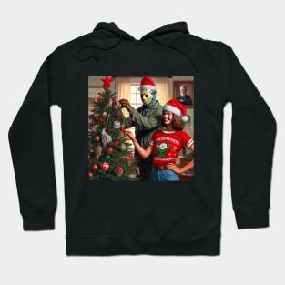 Christmas Horror Design 1/10 Hoodie